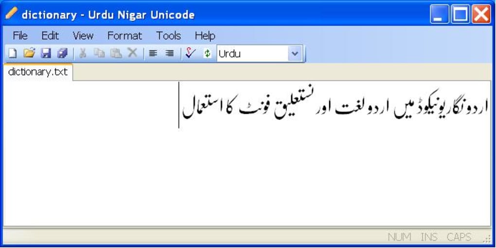 urdu to unicode